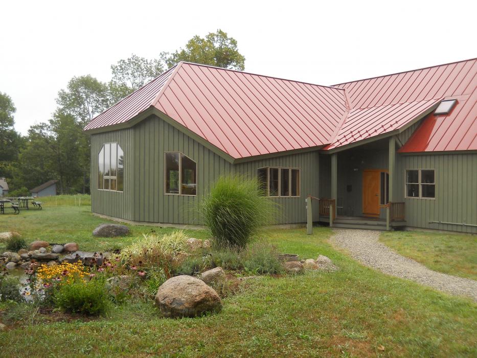 The Community Building on a net-zero campus. Photo David Ely.