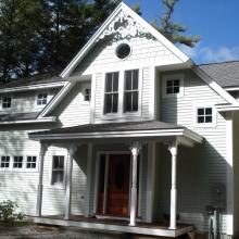 New Construction for year-round lake house. Photo David Ely.